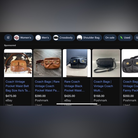 *RARE Authentic Vintage Coach Pocket Waist Pack - Picture 12 of 14